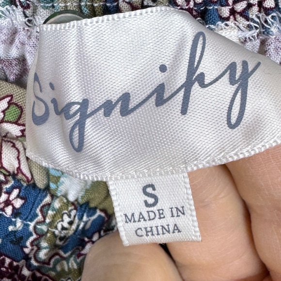 SIGNIFY Boho Strapless Sleeveless Tube Top NWT Jumpsuit / Size Small - Picture 8 of 11